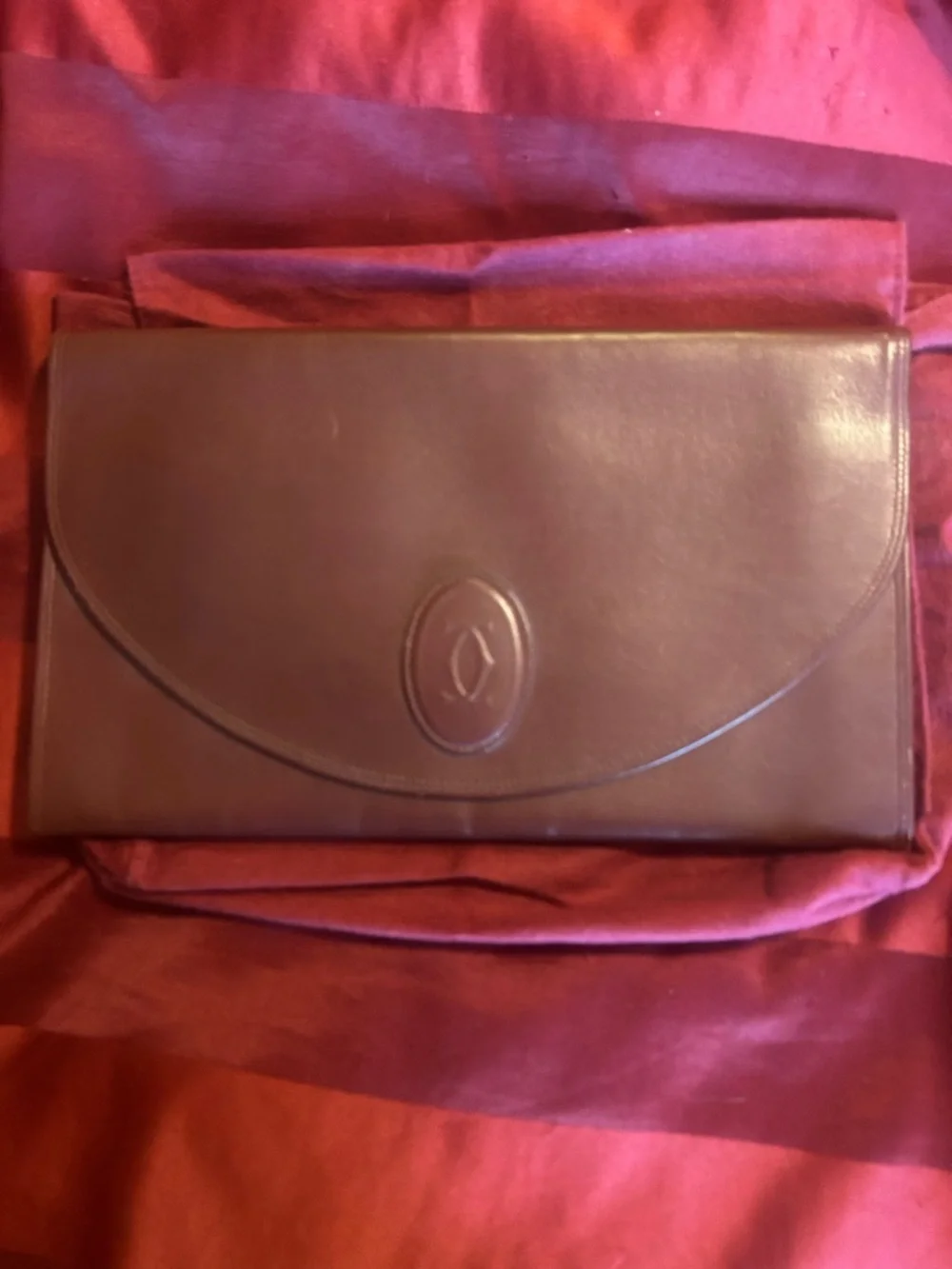 Cartier envelope clutch